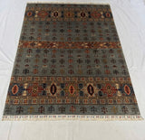 Afshar Tribal Cypress & Gul Panel Area Rug