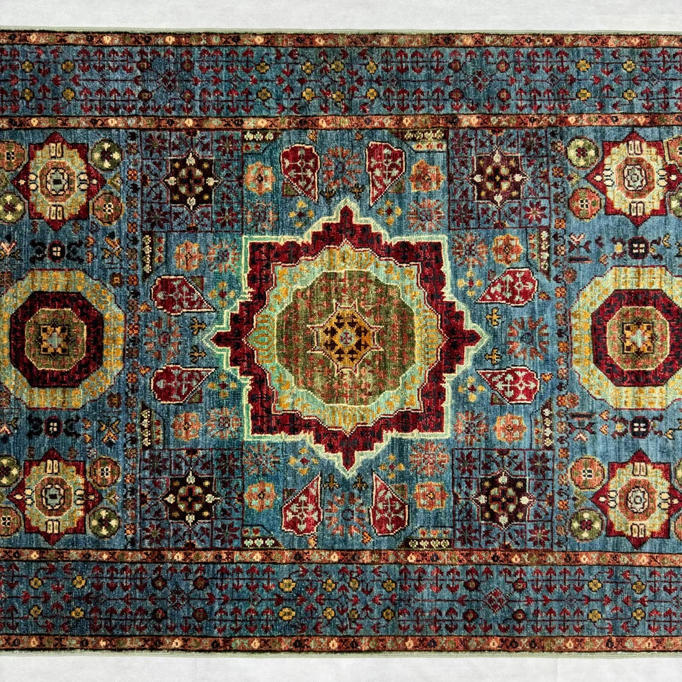 Luxurious Chobi Handmade Rug Traditional Motifs
