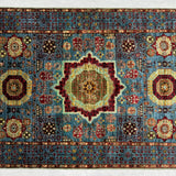 Luxurious Chobi Handmade Rug Traditional Motifs