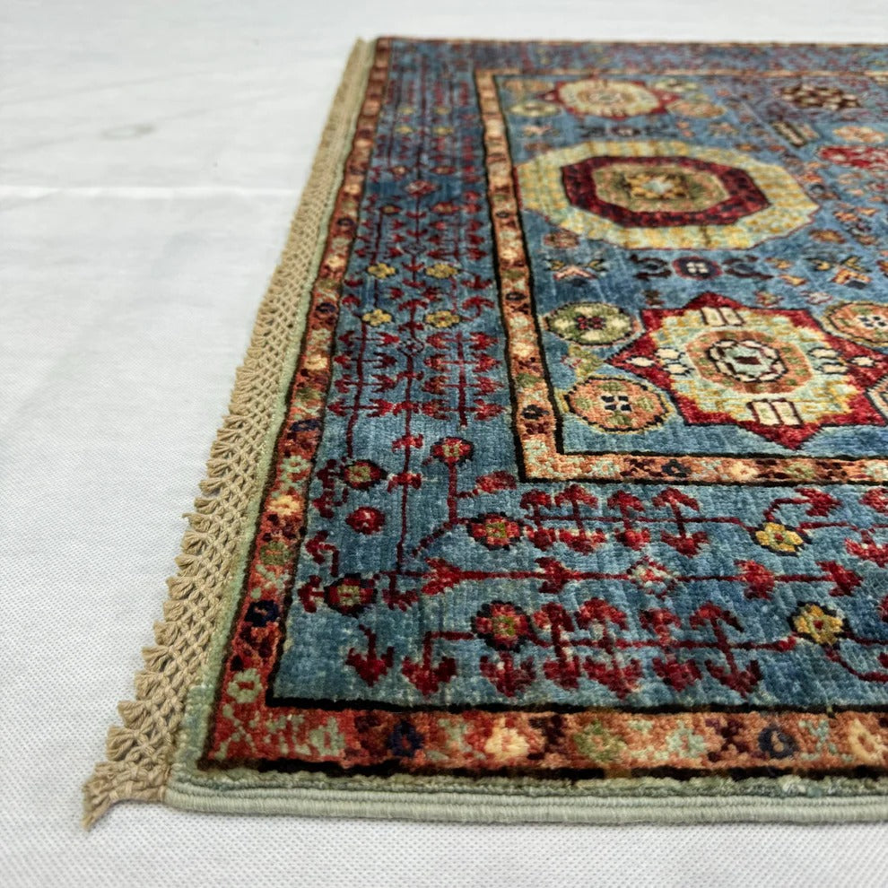 Luxurious Chobi Handmade Rug Traditional Motifs