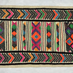 Nomadic Chevron Striped Kilim Runner
