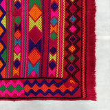 Tribal Striped Zig-Zag Kilim Runner