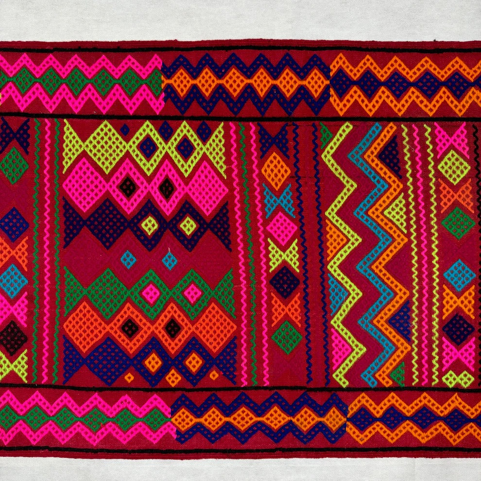Tribal Striped Zig-Zag Kilim Runner