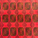 Elephant Foot Gul Handmade Afghan Wool Rug