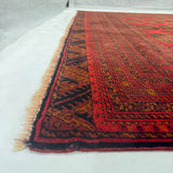 Elephant Foot Gul Handmade Afghan Wool Rug