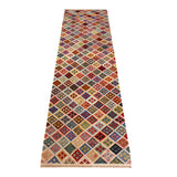 Harlequin Diamond Tile Kilim Runner