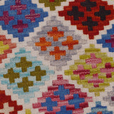 Harlequin Diamond Tile Kilim Runner