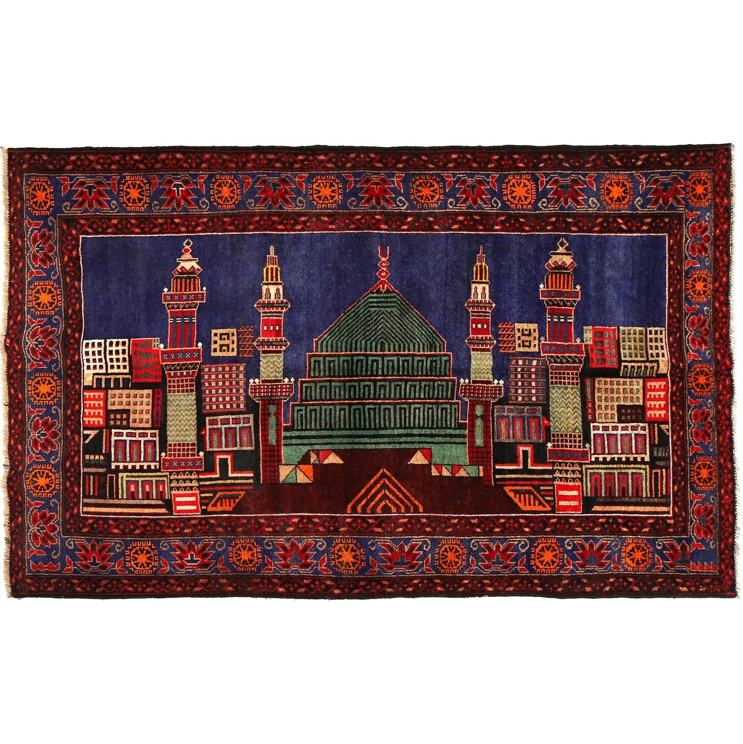 Mosque and Minaret Wall Hanging