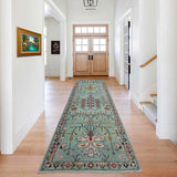 Persian Willow & Cypress Tree Runner Rug