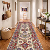 Shirvan Geometric Diamond Medallion Runner Rug