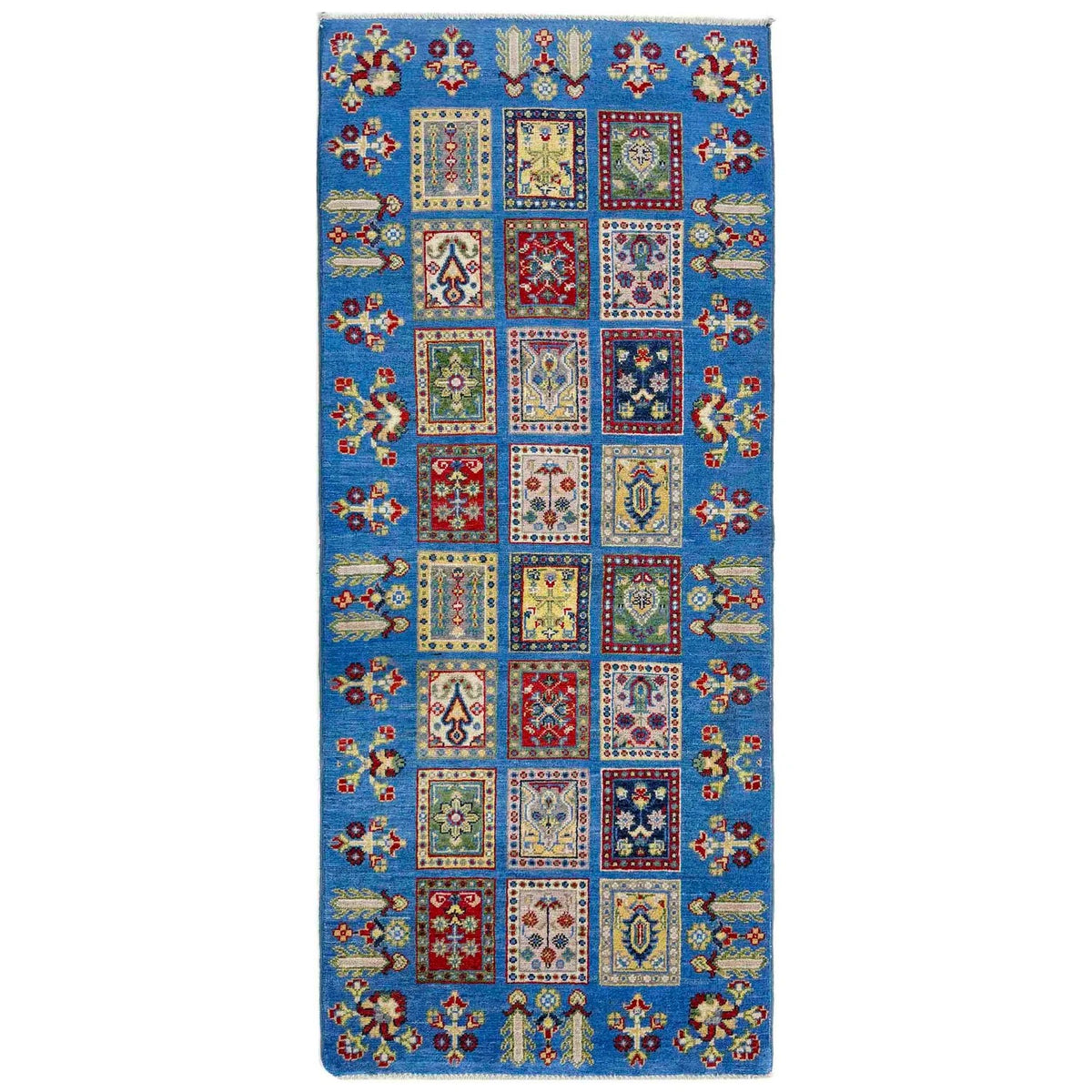 Persian Garden Compartment Runner Rug