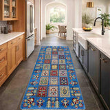 Persian Garden Compartment Runner Rug