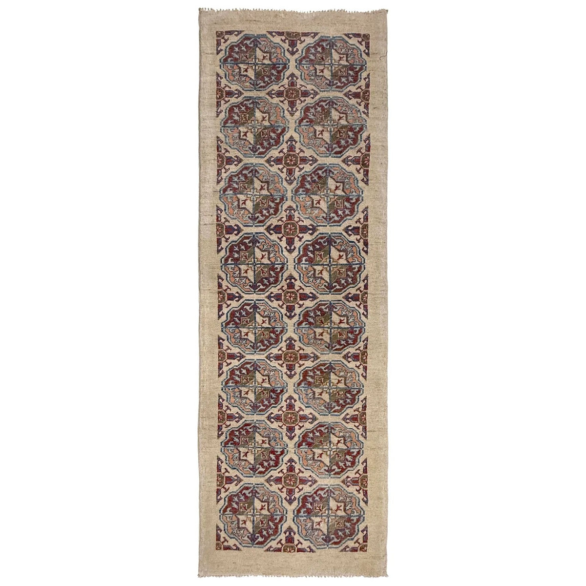 Tekke Turkmen All-Over Gul Runner Rug