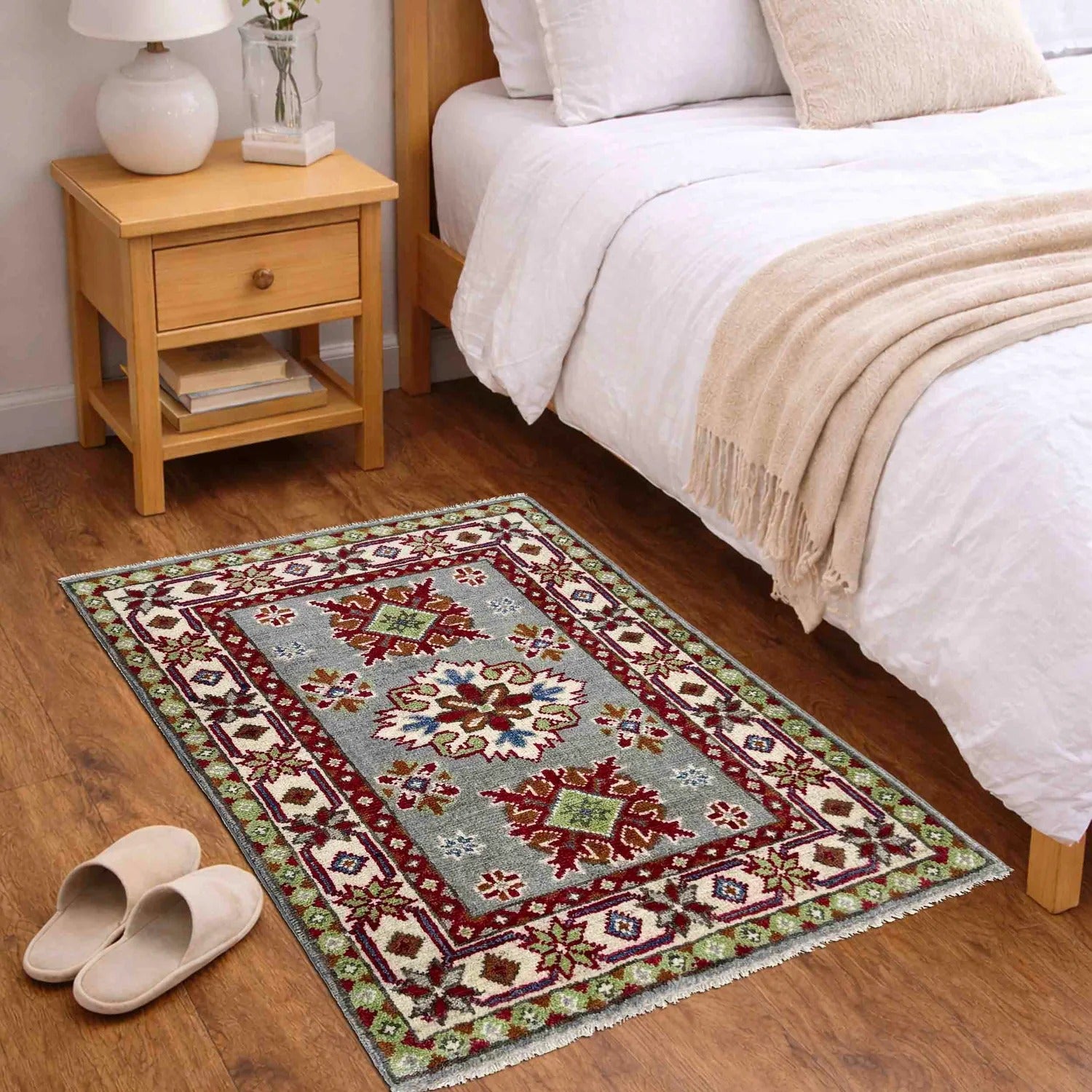Kazak Medallion Area Rug