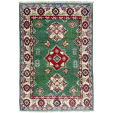 Green Color Kazak Rug