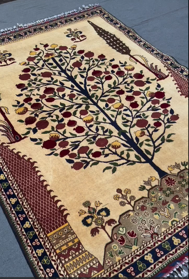 Persian Tree of Life Wool Rug