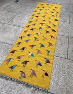 Pictorial Bird Motif Kilim Runner