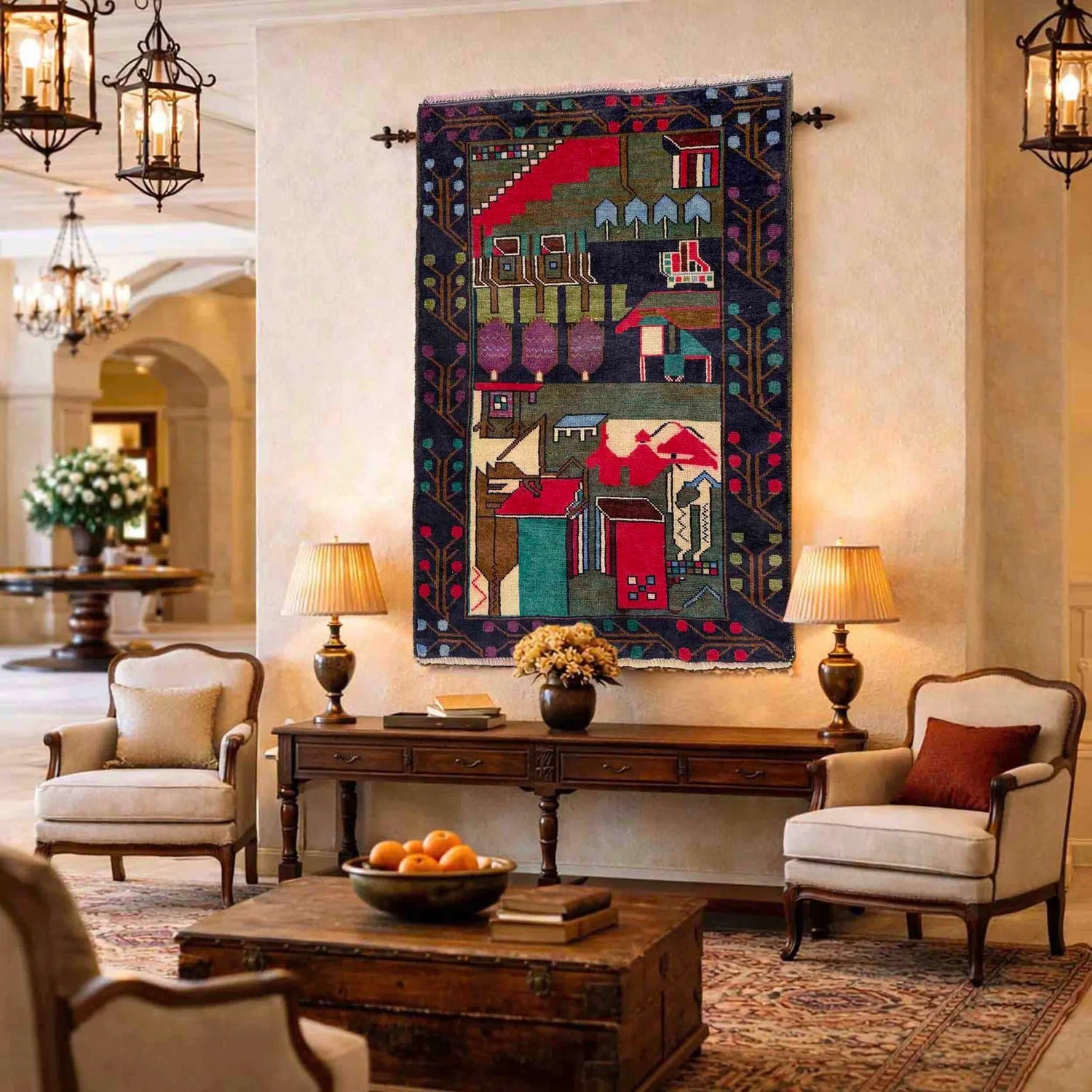 Scenic Tapestry Art Wall Hanging