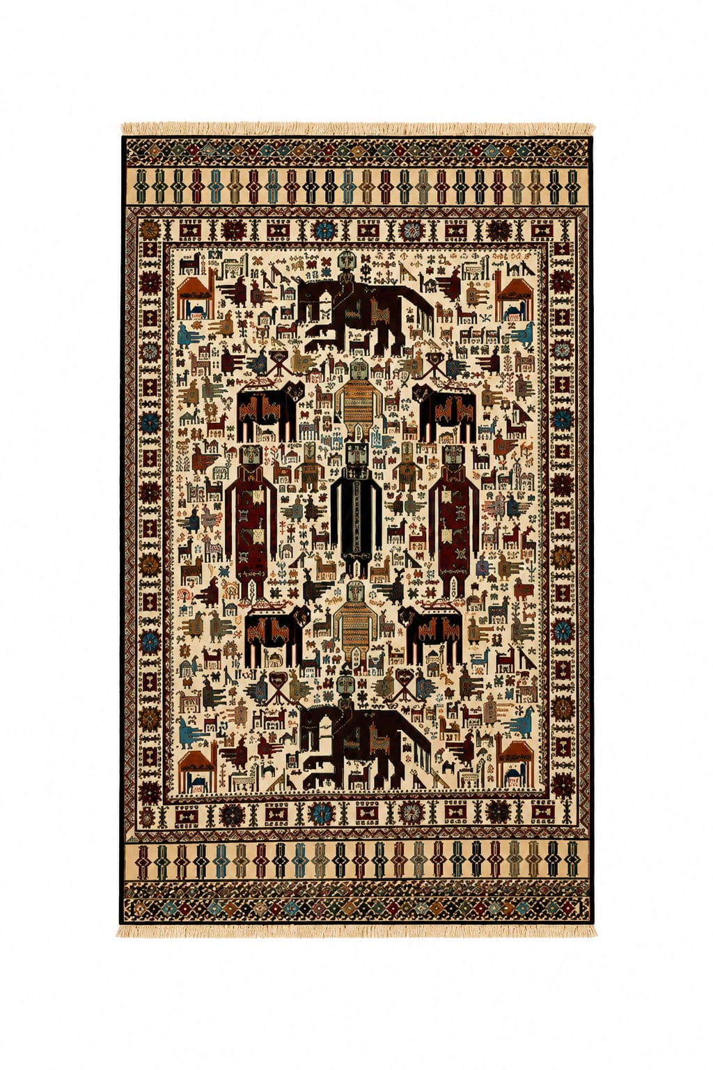 Kilim Geometric Medallion Rug