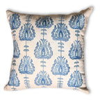 Ottoman Tulip Stem Embroidered Cushion