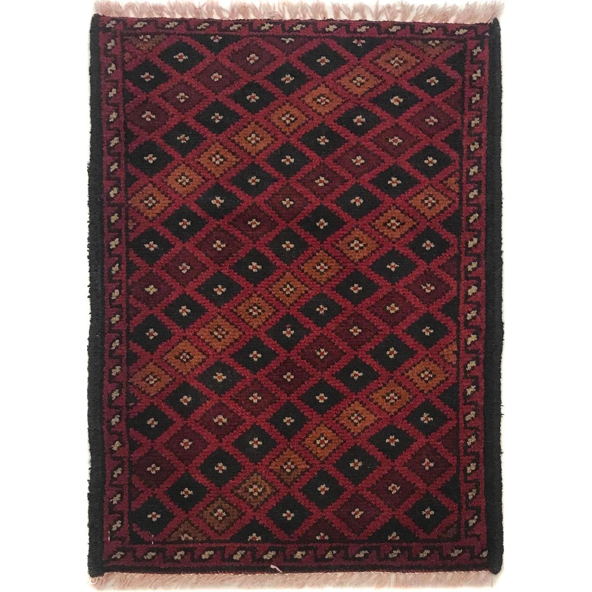 Belouch Diamond Lattice Rug