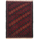 Belouch Diamond Lattice Rug