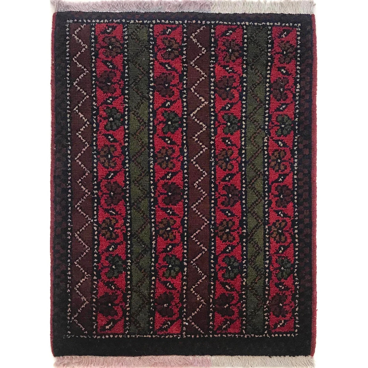 Midnight Stripe Tribal Rug