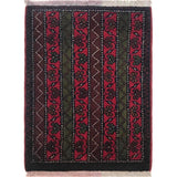 Midnight Stripe Tribal Rug