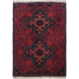 Hand-Knotted Turkmen Rug