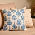Ottoman Tulip Stem Embroidered Cushion