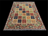 Bakhtiari Grid Area Rug
