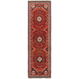 Antique Persian Heriz Medallion Runner