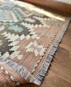Brown Tribal Flatweave Kilim
