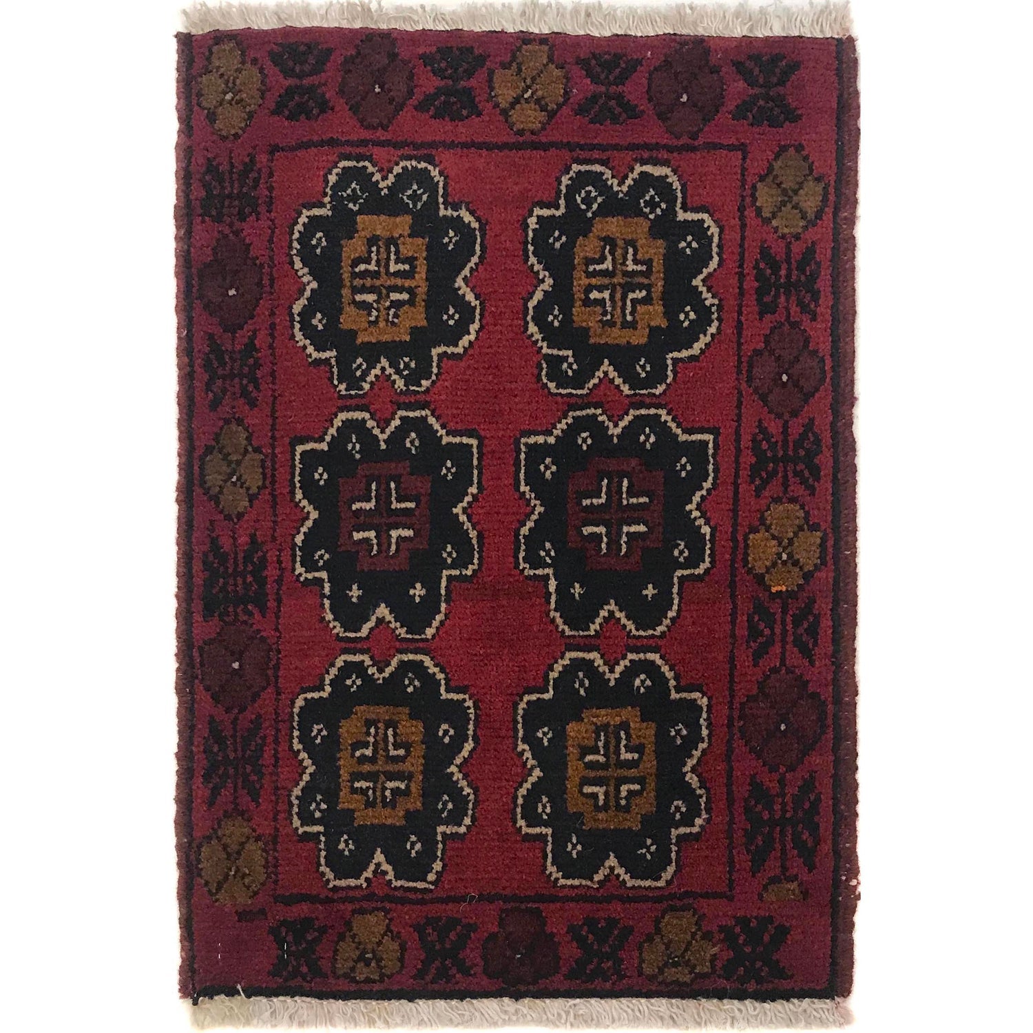 Quad-Shield Forest-Crimson Mat