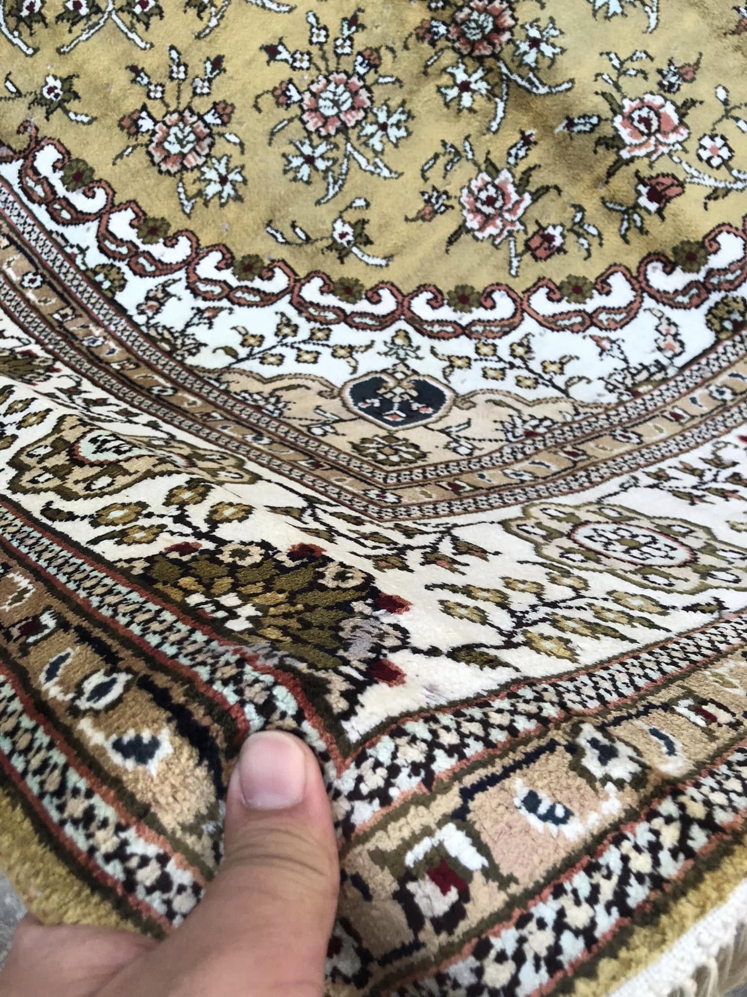 Saffron Sunburst Area Rug