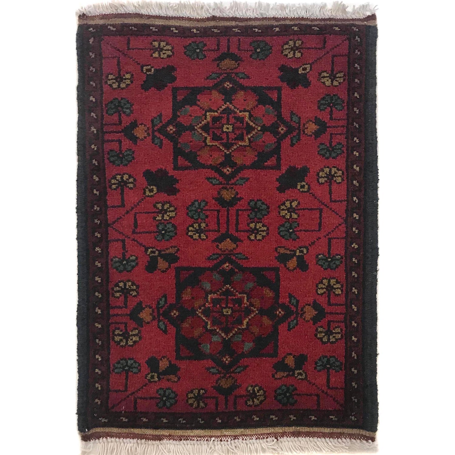 Midnight Onyx Bordered Rug