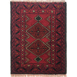 Burgundy Diamond-Core Floorcloth