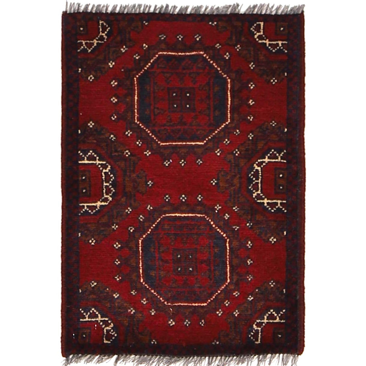 Mahogany Shield Threshold Carpet