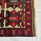 Handmade Gul Barjasta Rug