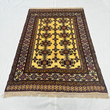 Baluchi Golden Mustard Tree of Life Accent Mat