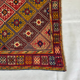 Nomadic Tribal Geometric Diamond Pattern Mat
