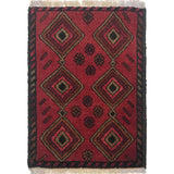 Geometric Dice-Cluster Accent Rug
