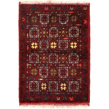 Oxblood Miniature Emblem Floorcloth