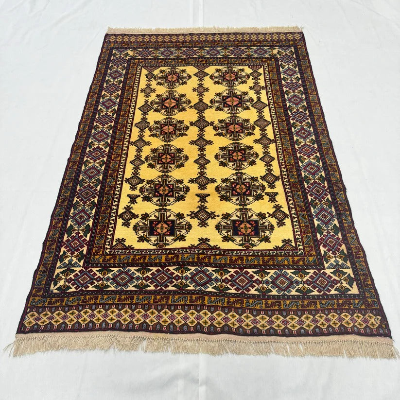 Afghan Wool Rug Baluchi Aqsi