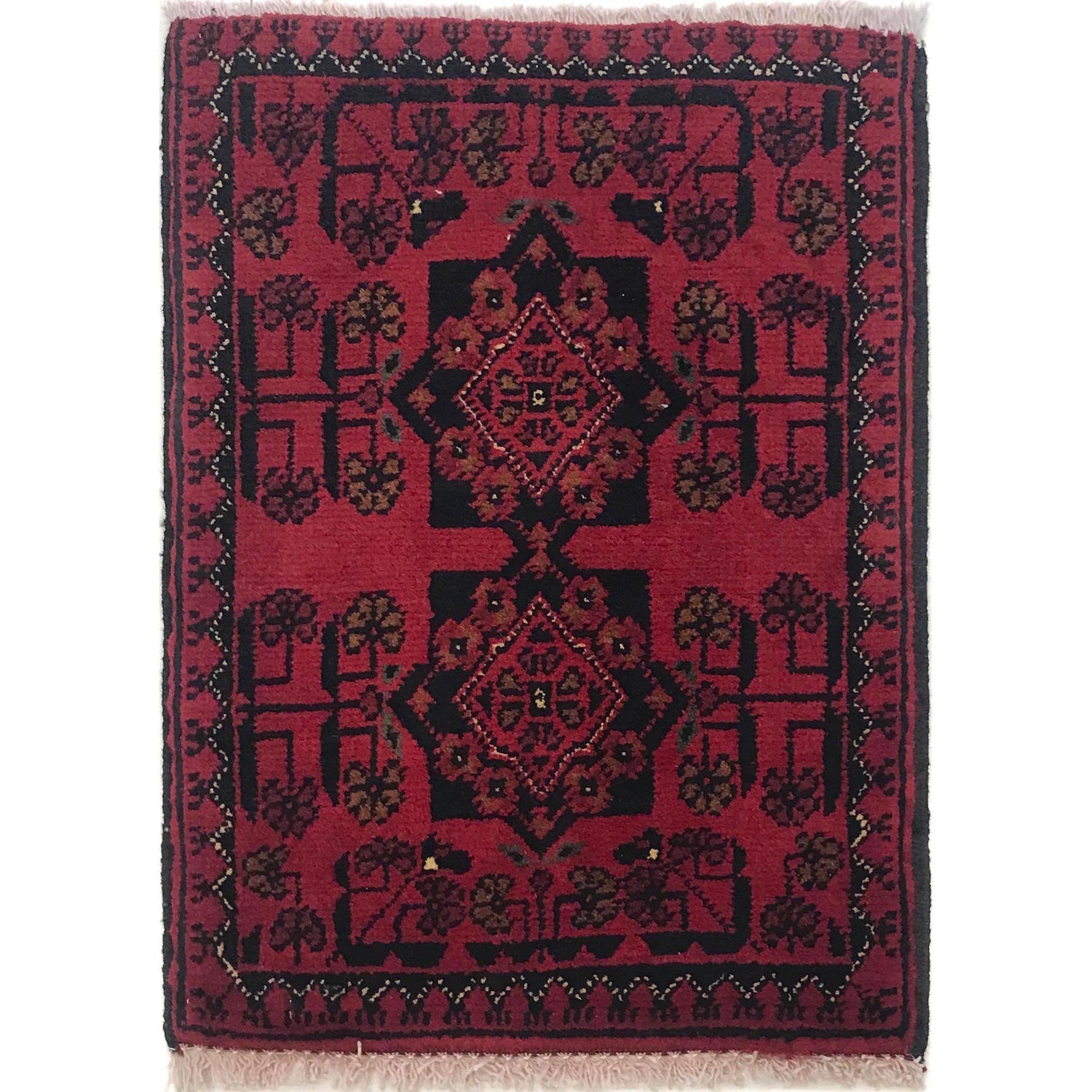 Carmine Geometric Lattice Carpet