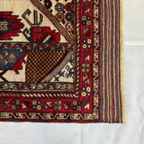 Handmade Gul Barjasta Afghan Wool Rug
