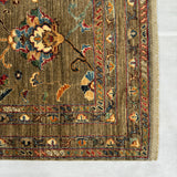 Antique Chobi All-Over Floral Medallion Mat