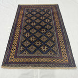 Midnight Navy All-Over Diamond Lattice Mat