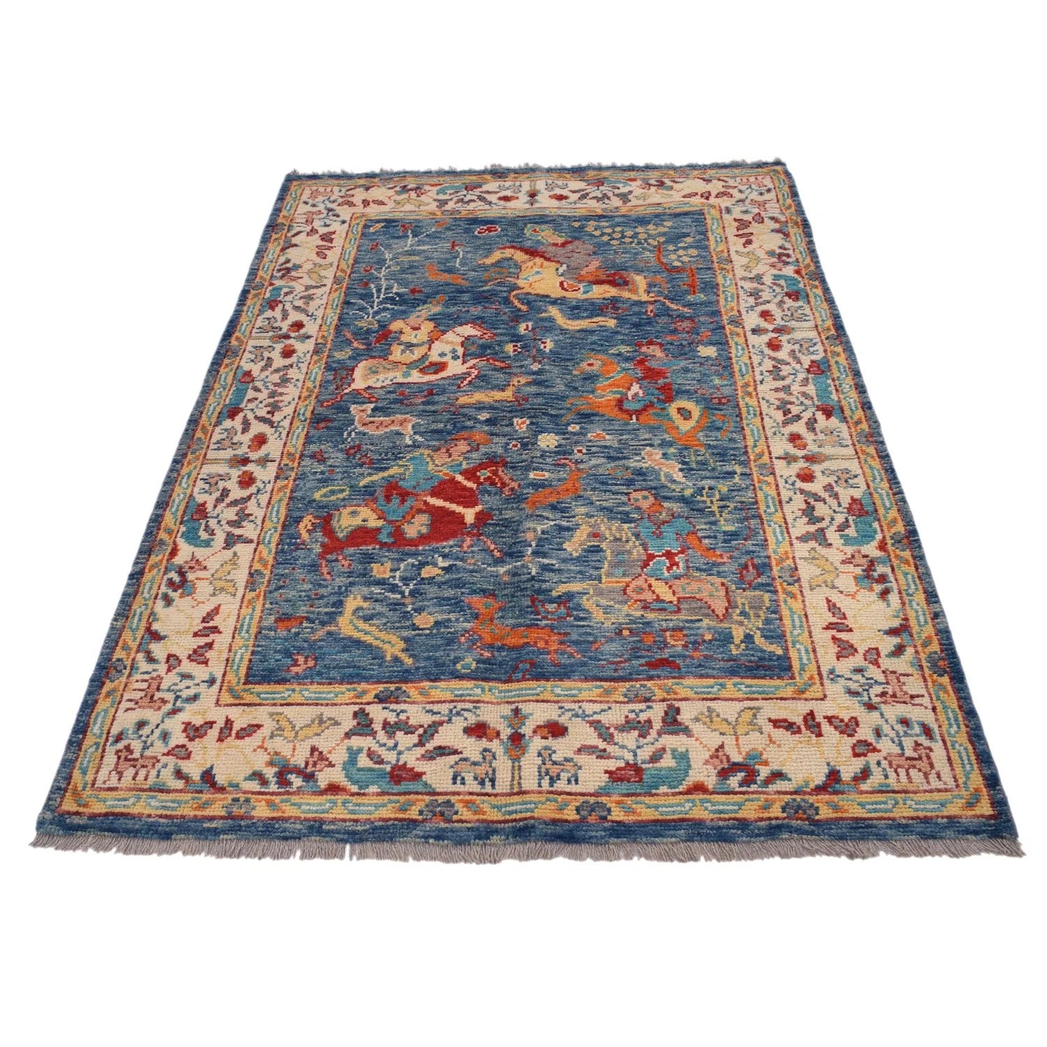 Equestrian Hunting Scene Wall Hanging