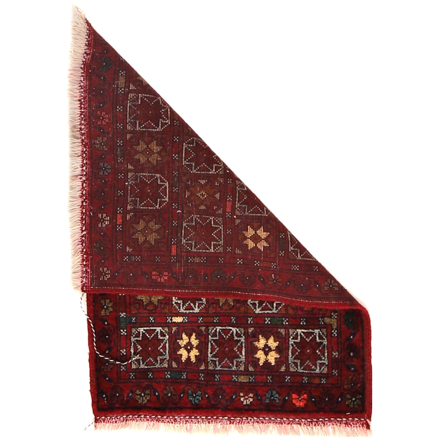 Oxblood Miniature Emblem Floorcloth